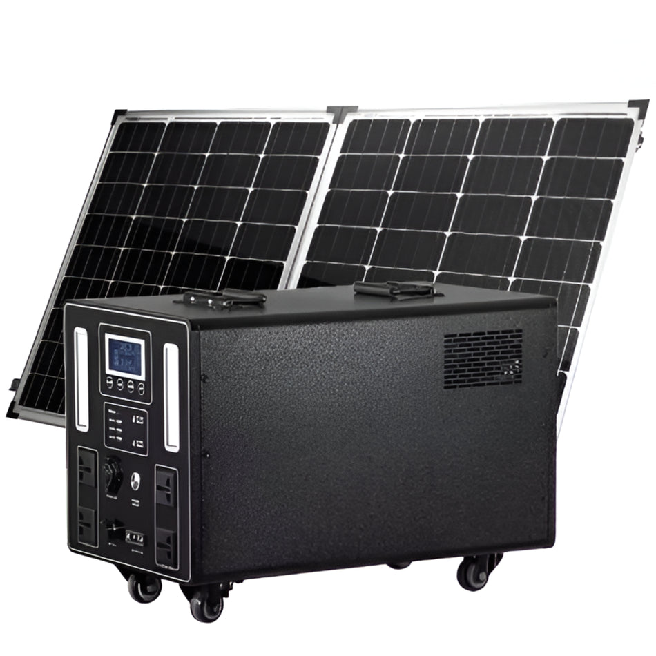 IronCrest Rolling 6000 Solar Generator Kit